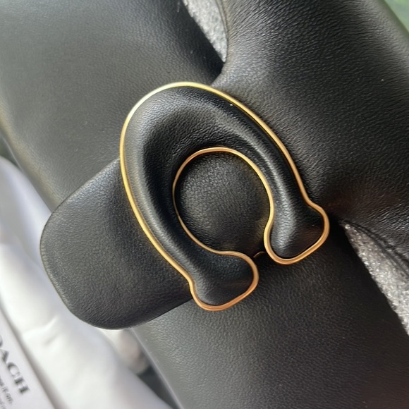 NWT Coach Pillow Tabby 18 Nappa Leather in black - Picture 3 of 12